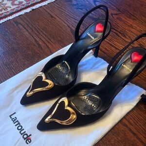 Larroude heart heels